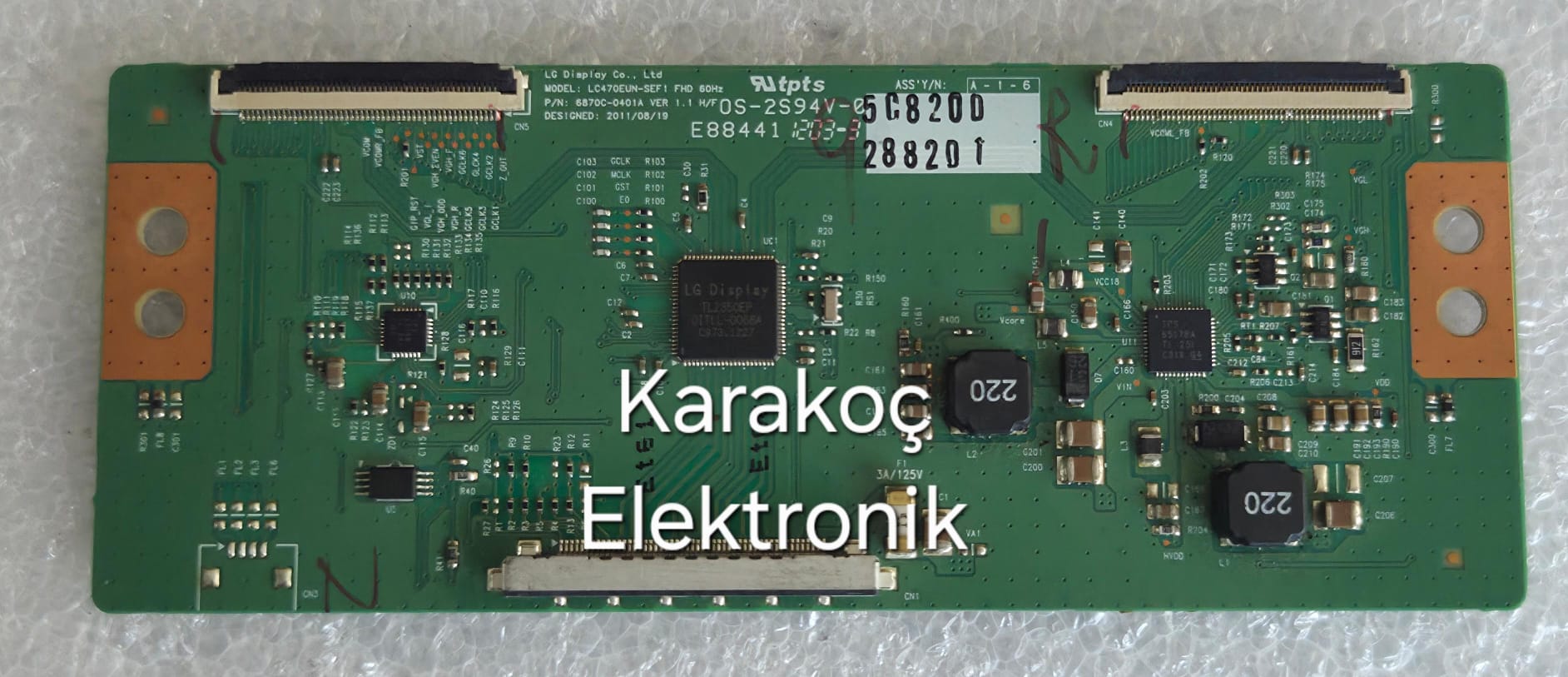 6870C-0401A T-CON,LC470EUN-SEF1 FHD 60Hz,6871L-2882D,PHILIPS